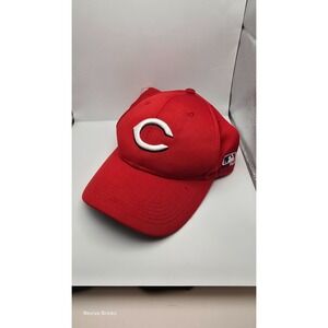 Men's OC Sports Red Chicago Cubs White Logo Hat Official Team MLB Great Cond.